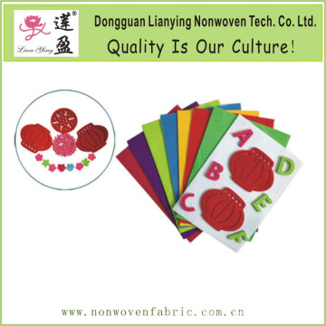 Colored Polyester Felt Craft Sheets Die Cutting Felt